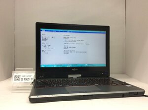 ジャンク/ FUJITSU FMVT07001 LIFEBOOK T726/N Intel Core i5-6300U メモリ4.1GB ストレージ無し 【G15213】