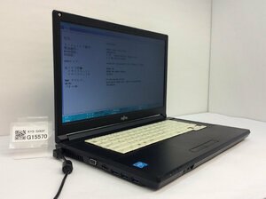 ジャンク/ FUJITSU FMVA12010 LIFEBOOK A576/N Intel Celeron 3855U メモリ4.1GB ストレージ無し 【G15570】