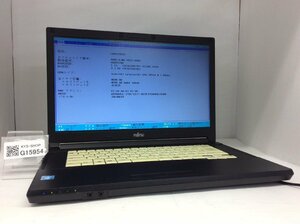 ジャンク/ FUJITSU FMVA12010 LIFEBOOK A576/N Intel Celeron 3855U メモリ4.1GB ストレージ無し 【G15954】