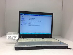 ジャンク/ FUJITSU FMVNP5CM LIFEBOOK P771/D Intel Core i3-2330M メモリ2.05GB ストレージ無し 【G15711】