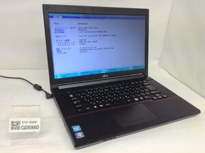 Rジャンク/ FUJITSU FMVA06004 LIFEBOOK A553/H Intel Celeron 1000M メモリ2.05GB HDD320.07GB 【G05980】