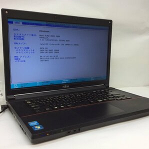 Rジャンク/ FUJITSU FMVA06004 LIFEBOOK A553/H Intel Celeron 1000M メモリ4.1GB HDD320.07GB 【G06226】の画像1