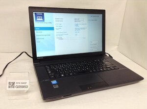 Rジャンク/ TOSHIBA dynabook Satellite B453/M PB453MNAPR5AA71 Intel Celeron 1005M メモリ2.05GB HDD320.07GB 【G05953】