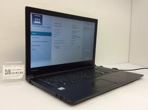 ジャンク/ TOSHIBA dynabook B65/J PB65JFJ44NAAD11 Intel Core i3-7100U メモリ8.19GB SSD256.06GB 【G16189】