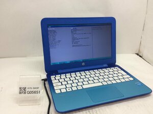 Rジャンク/ HP HP Stream Notebook PC 11 Celeron-N2840 メモリ2.05GB MMC31.26GB 【G05651】