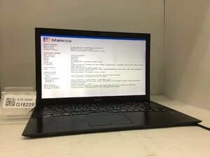 ジャンク/ VAIO VJP132 Intel Core i3-5005U メモリ4.1GB SSD128.03GB 【G16229】