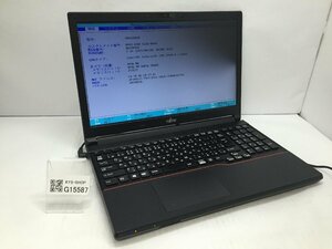 ジャンク/ FUJITSU FMVA1000E LIFEBOOK A574/M Intel Celeron 2950M メモリ4.1GB HDD320.07GB 【G15587】