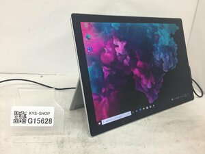 ジャンク/1円/Microsoft Surface Pro6 Model 1796/Core i5 8350U 1.70GHz/128GB/8GB/12.3インチ/Windows10 Pro/高速SSD/第8世代/AC欠品