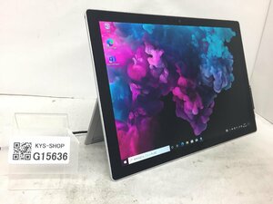 ジャンク/1円/Microsoft Surface Pro6 Model 1796/Core i5 8350U 1.70GHz/256GB/8GB/12.3インチ/Windows10 Pro/高速SSD/第8世代/AC欠品