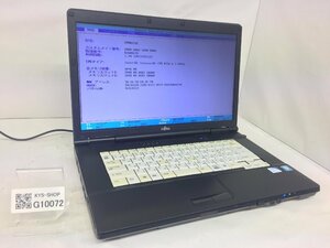 ジャンク/ FUJITSU FMVNA5SE LIFEBOOK A561/D Intel Celeron B710 メモリ4.1GB HDD250.05GB 【G10072】