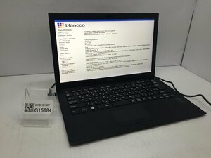 ジャンク/ VAIO VJP132 Intel Core i3-5005U メモリ4.1GB SSD128.03GB 【G15684】