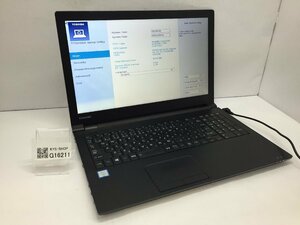 ジャンク/ TOSHIBA dynabook B55/D PB55DFADCRAAD11 Intel Core i3-6100U メモリ8.19GB SSD256.06GB 【G16211】