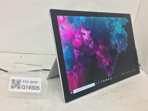 ジャンク/1円/Microsoft Surface Pro5 Model 1807/Core i5 7300U 2.60GHz/256GB/8GB/12.3インチ/Windows10 Pro/高速SSD/高解像度/AC欠品