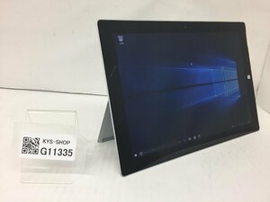 ジャンク/1円/Microsoft Surface3 Model 1657/Atom x7-Z8700 1.60GHz/64GB/2GB/10.8インチ/Windows10 Home/高速SSD/高解像度/AC欠品