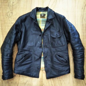 FREEWHEELERS フリーホイーラーズ FOUR CORNERS JACKT フォーコーナーズジャケット VINTAGE BLACK ブラック size38 レザージャケット