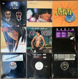 【お得セット 全LP】HIP HOP、R&B 9枚セット (Will Smith、SYBIL、Cagnet、Sunshine Anderson、LIL KIM、RAKIM、Roots、Black Eyed Peas)