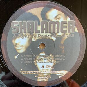 [ domestic plan record REMIX]SHALAMAR / A NIGHT TO REMEMBER 2008,RESCUE ME 2008 (DJ MAGIC MIKE,EMOTIONS,CHERYL LYNN,A TASTE OF HONEY)