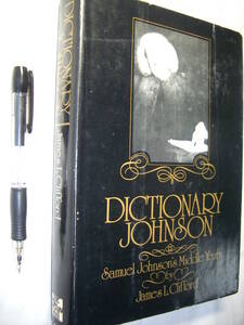 ジョンソン博士 Clifford: Dictionary Johnson 1979, 372pp.