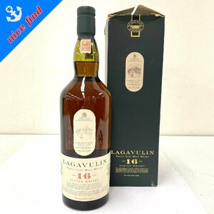 未開栓◆ラガヴーリン LAGAVULIN◆シングル アイラモルト ウイスキー 16年 Single IslayMalt 1L アルコール43% 洋酒 古酒 お酒 箱付