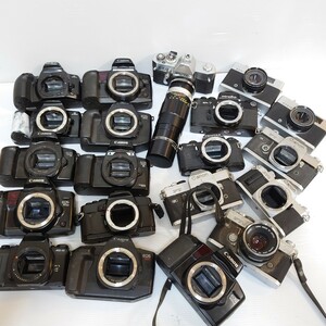 １円〜　ジャンクカメラまとめ売り　大量セット フィルムカメラ MINOLTA CANON　Petri　光学　一眼レフ　レフカメラ