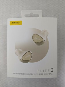 新品未使用 Jabra Elite 3 Light Beige 完全ワイヤレスイヤホン