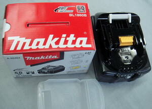 マキタ 純正リチウムイオン バッテリー　18V　6.0Ah　ＢＬ1860Ｂ　新品