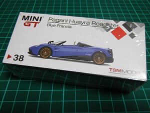 1/64　TSM MODEL MINI GT　パガーニ ウアイラ ロードスター ブルー　青　 左ハンドル　Pagani　Huayra　Roadster