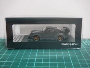 モデルコレクト 1/64 RWB 930 GTウイング グレー　ゴールドホイール