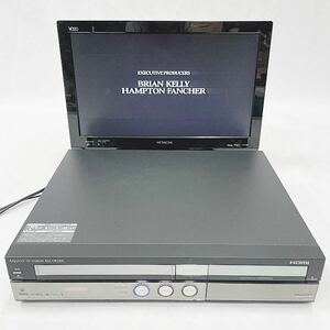 通電確認済み SHARP シャープ DV-ACV52 HDD・DVD・ビデオ 一体型レコーダー 2008年製 B-CASカード付き R尼1012○