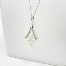 MIKIMOTO ミキモト パール ネックレス シルバー 925 Mマーク 刻印有り アクセサリー ケース 箱付き R店1031○_画像3