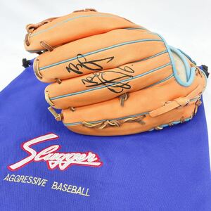 Slugger スラッガー グローブ 読売ジャイアンツ 巨人 6番 坂本勇人 直筆サイン入り 袋付き 