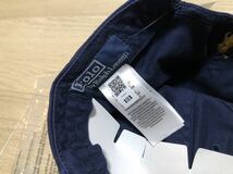 新品未使用 POLO RALPH LAUREN for BEAMS 22AW Navy and Gold Logo Collection CAP NAVY ポロラルフローレン ビームス 別注 キャップ_画像8