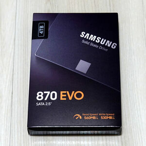 【新品】サムスン Samsung SSD 870 EVO 4TB MZ-77E4T0B/IT (2.5インチSATA) 送料無料