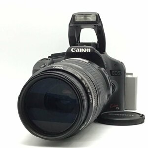 カメラ Canon Eos Kiss X3 EF 75-300mm f4.5-5.6 IS デジタル一眼レフ セット品 現状品 [1316HJ]