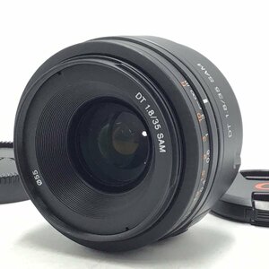 カメラ SONY DT 35mm F1.8 SAM SAL35F18 一眼レフ レンズ 現状品 [6125KC]