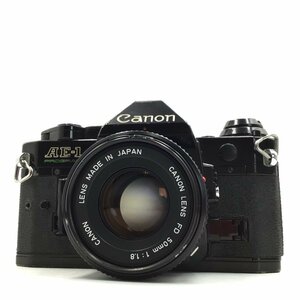 カメラ Canon AE1 Program + FD 50mm f1.8 一眼レフ セット品 現状品 [5286KC]