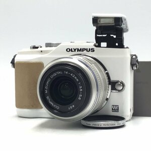 カメラ OLYMPUS PEN E-PL2 / M.ZUIKO DIGITAL 14-42mm 1:3.5-5.6 II MSC ミラーレス一眼レフ セット品 現状品 [1264HJ]