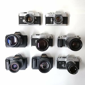 Canon T80 , FT , FX , AL-1 , EX EE 他 MF一眼レフ 8点セット まとめ ●ジャンク品 [7854TMC]