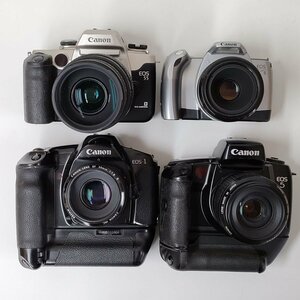 Canon EOS-1 , 5 , kiss5 + レンズ 1.8/50 , 2.5/50 Macro 他 ボディ 4点セット まとめ ●ジャンク品 [7834TMC]