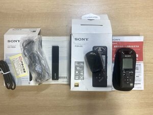 SONY ICD-TX650 PCMA10 ソニー ステレオICレコーダー リニアPCMレコーダー 16GB 2点セット◆ジャンク品 [1655W]