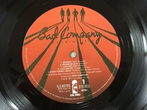 LP / BAD COMPANY / BURNIN SKY [6116RQ]_画像3