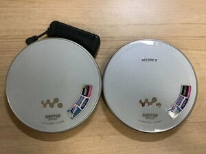 SONY D-NE730 ソニー walkman CDプレーヤー CDウォークマン MP3対応 2点セット◆ジャンク品 [1743W]