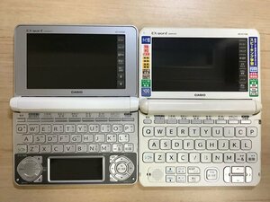 CASIO XD-N7500 XD-K7100 電子辞書 カシオ エクスワード EX-word 外国語モデル 2点セット◆ジャンク品 [1741W]