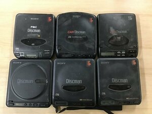 SONY D-33 D-800K D-808K D-22 CDプレーヤー・Discman 6点セット◆ジャンク品 [1851W]