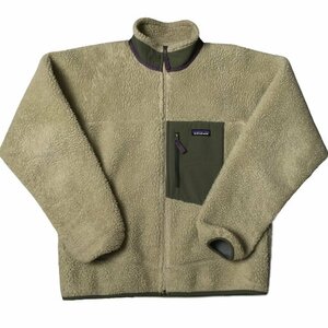 Patagonia パタゴニア 【men781D】 18AW Classic Retro-X Jacket 23056FA18 クラシックレトロジャケット フリース メンズ M ベージュ AG