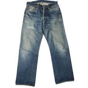 LEVI'S リーバイス 【men239HA】 40's 50's デニム 47モデル 革パッチ 片面赤タブ ビッグE W33 L30 タテ落ち ヒゲ ビンテージ 239HA