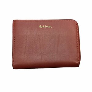 【1円スタート】Paul Smith 【men868D】 ポールスミス コインケース パスケース 財布 小物 小銭入れ ブラウン レザー 皮革 HC