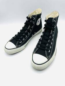 衝撃プライス！【末永く愛される王道モデル！】最強の1足！【CONVERSE オールスターHI】上質キャンバススニーカー/黒白/jp28cm