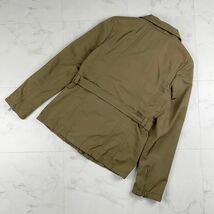 美品 Weekend Max Mara ウィークエンド マックスマーラ ミリタリー風ベルテッドジャケット レディース カーキ サイズ40*JC921_画像2