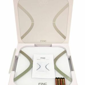 FiNC フィンク SmartScale スマホ連動 体組成計 自動記録 Bluetooth 薄型 高性能体重計 体重 BMI 内臓脂肪 体脂肪 年齢 基礎代謝 皮下脂肪の画像6